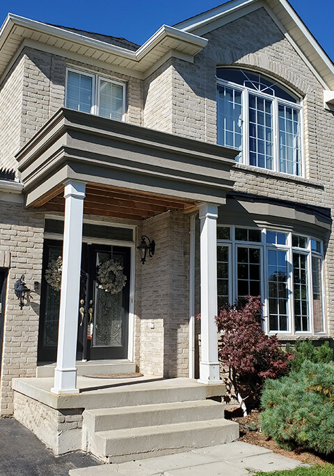 Covered entry contractor Missisauga Etobicoke Brampton